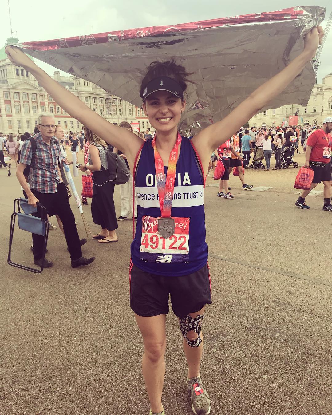 Well done @oliviachenery 👏 you absolute star xx #londonmarathon @tara_mccallum