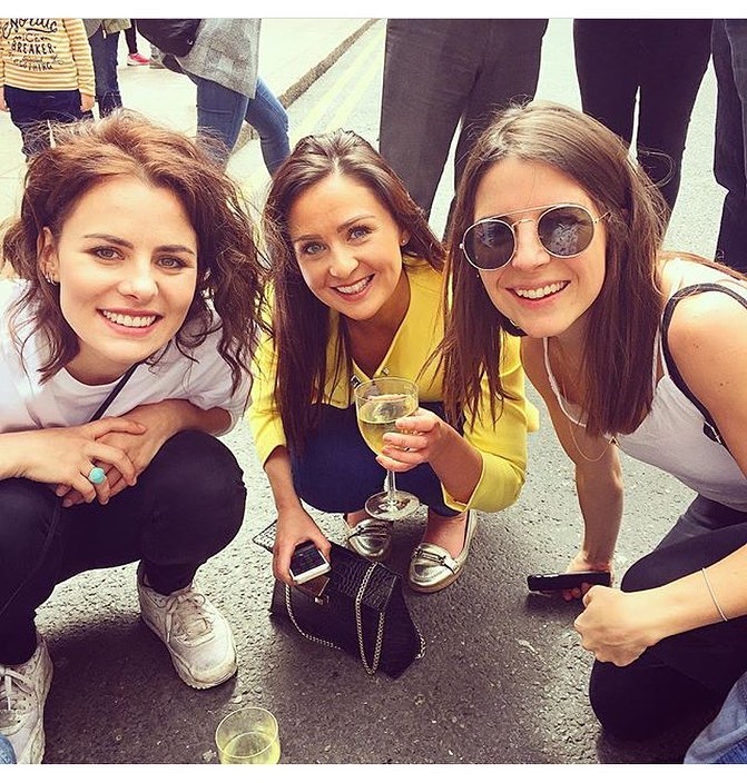 Marathon baby 🏃🏃🏻‍♀️🍹 @oliviachenery @isobel_moon #londonmarathon @tara_mccallum