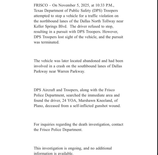 Rip Marshawn Kneeland. Cause of death has been confirmed as a self inflicted gunshot wound. Check up on your loved ones because you never know what someone’s going through. 