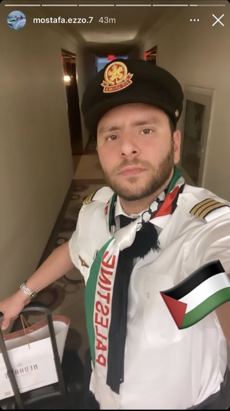 StopAntisemitism @StopAntisemites Mostafa Ezzo is an Air Canada pilot flying out of Montreal.  Pictured in thread: - Ezzo pointing out Hitler would be proud of Israel - F*ck your Israeli Burn in Hell - Keep the World Clean (and trash Israel) - Enzo's biography  NO JEW would feel safe flying with this antisemite. 2:00 PM · Oct 10, 2023