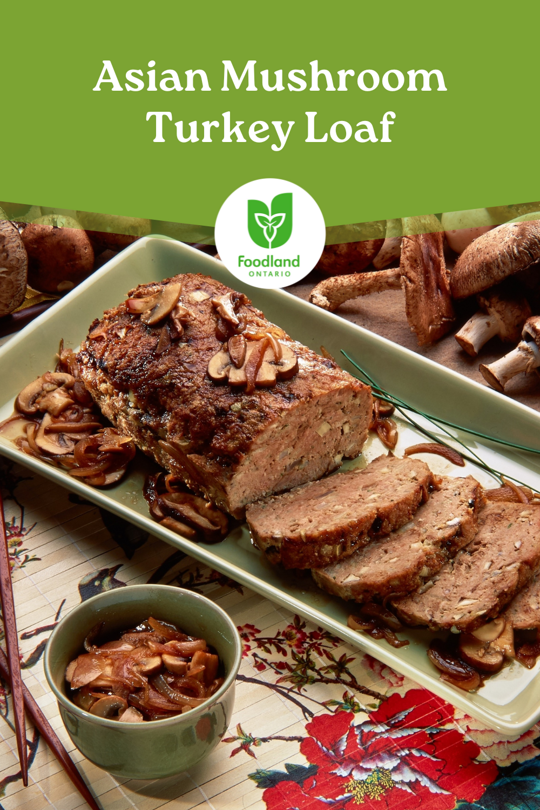 Asian Mushroom Turkey Loaf
Asian Mushroom Turkey Loaf
Upgrade your meatloaf with this tasty Asian Mushroom Turkey Loaf. Use a mixed variety of Ontario Mushrooms for more flavour!
💡Tip: For convenience, make the topping up to two days ahead and refrigerate. You can easily substitute ground chicken for turkey if desired.
#loveONfood
https://www.ontario.ca/foodland/recipes/asian-mushroom-turkey-loaf-0