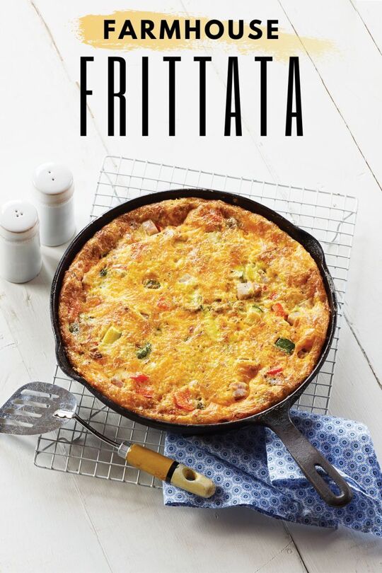 Farmhouse Frittata
Farmhouse Frittata
This Farmhouse Frittata is jam packed with veggies and makes the perfect breakfast, brunch or even dinner. Pack a wedge into a whole wheat pita lined with lettuce and drizzled with salsa for an easy meal on the go.
https://www.ontario.ca/foodland/recipes/farmhouse-frittata