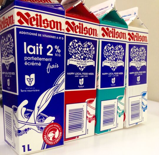 Neilson joined the Celebration for Local Food Week. #loveONTfood  - Thanks for supporting Local!