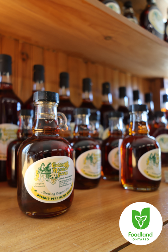 Golden Moment Farm
Golden Moment Farm
When you choose Ontario maple syrup, you're not just buying a product; you're supporting local producers who pour their heart and soul into every drop.
Our friends at the Golden Moment Farm not only produce delicious maple syrup, but also make an array of maple goodies for you!
#loveONTfood
#LookforFoodlandOntario
https://goldenmomentfarm.ca/