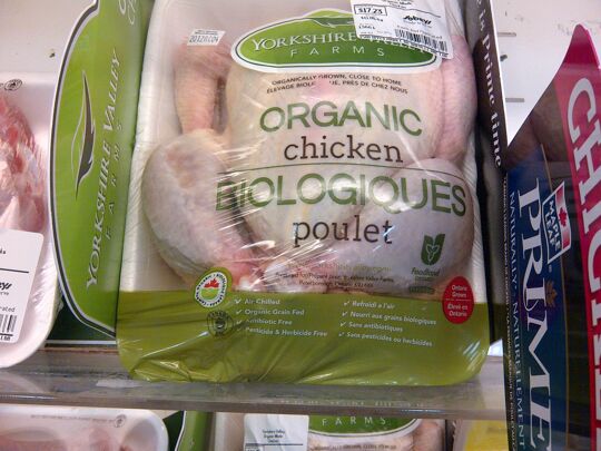 Ontario organic chicken