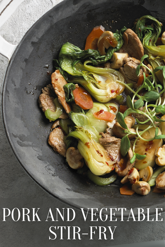 Pork and Vegetable Stir-Fry
Pork and Vegetable Stir-Fry
Ready in just 30 minutes, this Pork and Vegetable Stir-Fry is sure to become a new weeknight family favourite! Feel free to switch it up with Ontario boneless chicken or beef grilling steak.
https://www.ontario.ca/foodland/recipes/pork-and-vegetable-stir-fry