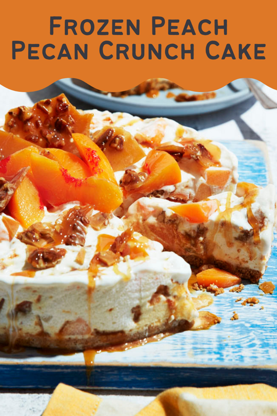 Frozen Peach Pecan Crunch Cake
Frozen Peach Pecan Crunch Cake
Looking for a sweet and refereshing treat to beat the heat? Juicy Ontario Peaches and our homemade pecan brittle make the perfect pair in this decadent make ahead ice cream cake!
https://www.ontario.ca/foodland/recipes/frozen-peach-pecan-crunch-cake