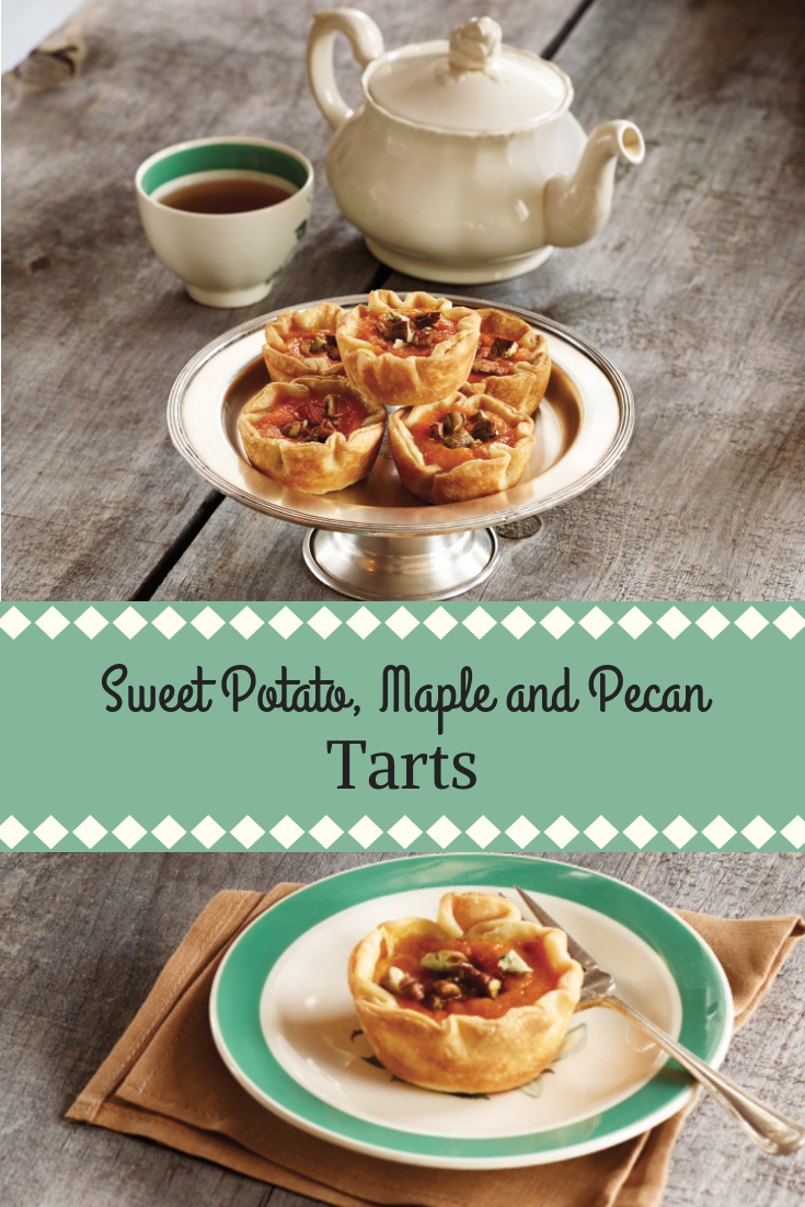 Sweet Potato, Maple and Pecan Tarts
Sweet Potato, Maple and Pecan Tarts
These Sweet Potato, Maple and Pecan Tarts are perfect for tea time, being somewhere between a butter tart and pumpkin pie but with a hint of maple syrup and toasted pecans. Yum!
https://www.ontario.ca/foodland/recipes/sweet-potato-maple-and-pecan-tarts