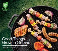 Good things grow in Ontario
Delicious recipes featuring local ingredients.

http://www.foodland.gov.on.ca/english/calendar/2011/summer-brochure.pdf