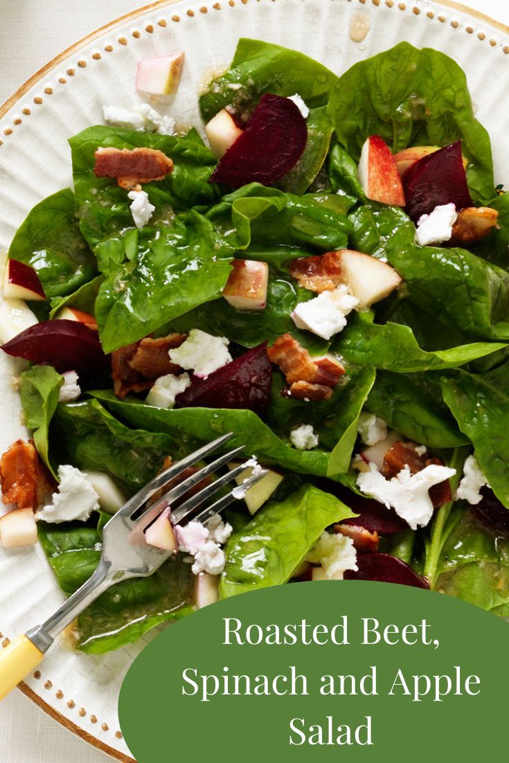 Roasted Beet, Spinach and Apple Salad
Roasted Beet, Spinach and Apple Salad
Roasted Beet, Spinach and Apple Salad - You can't BEET this salad. Packed fully of local Ontario goodness, this fresh and tasty salad will become an instant favourite.
https://www.ontario.ca/foodland/recipes/roasted-beet-spinach-and-apple-salad