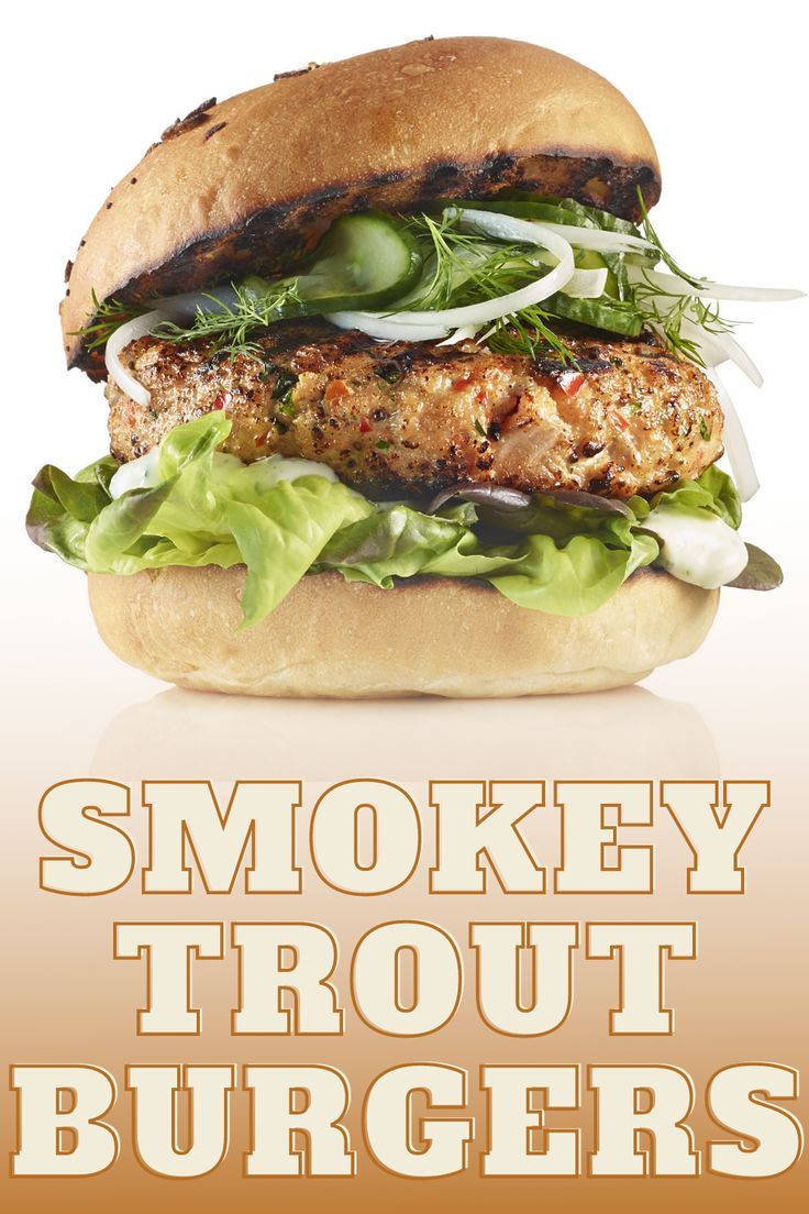 Smokey Trout Burgers
Smokey Trout Burgers
These Smokey Trout Burgers get a kick of flavour from our quick cucumber pickles and green goddess mayonnaise. Try them for yourself this grilling season!

https://www.ontario.ca/foodland/recipes/smokey-trout-burgers
