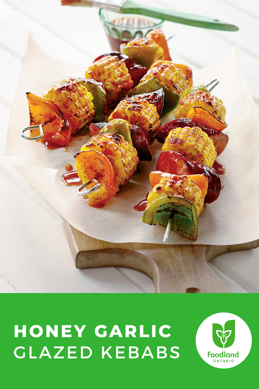 Honey Garlic Glazed Kebabs
Honey Garlic Glazed Kebabs
Ready in just 30 minutes, Ontario corn, peppers and sausage make the perfect trio in these Honey Garlic Glazed Kebabs. Be sure to add these savoury skewers to your grilling menu line-up!
https://www.ontario.ca/foodland/recipes/honey-garlic-glazed-kebabs