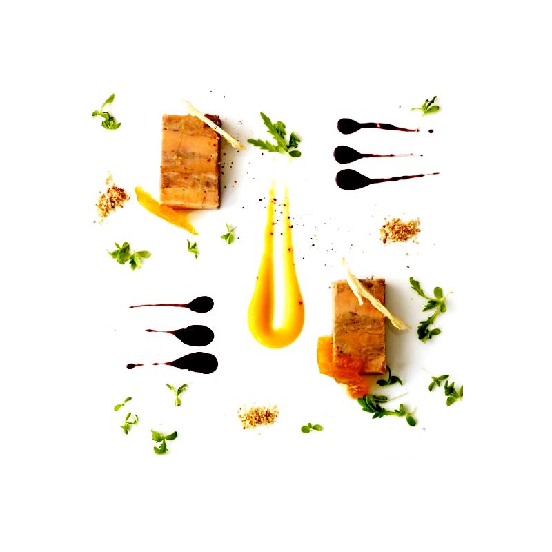 Looking to get really fancy? Try a tried-and-true chef technique! “A swoosh or a pull is an easy way to jazz up your plate. A small off-set palate knife, paint brush (for food only), or a spoon all work well as tools for making a sauce or purée dance across the plate.” Watch this great Instagram video of how easy a “swoosh” technique can really be: http://instagram.com/p/dDEc9JjfsT/