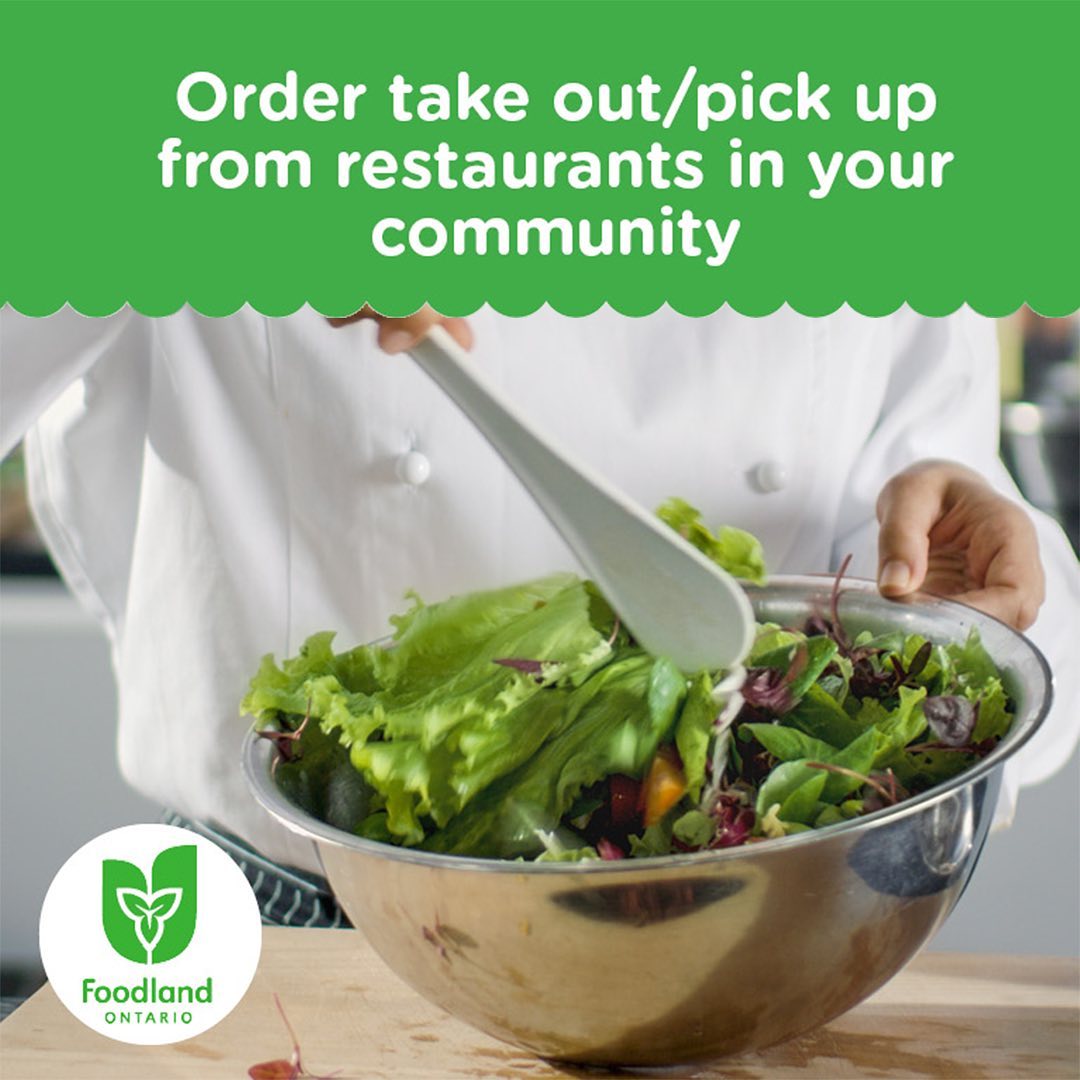 It's more important than ever to support restaurants in your community! Why not enjoy the remainder of patio season with a delicious meal at one of your favourite local establishments? Cheers Ontario! #SupportLocalfoodlandontario