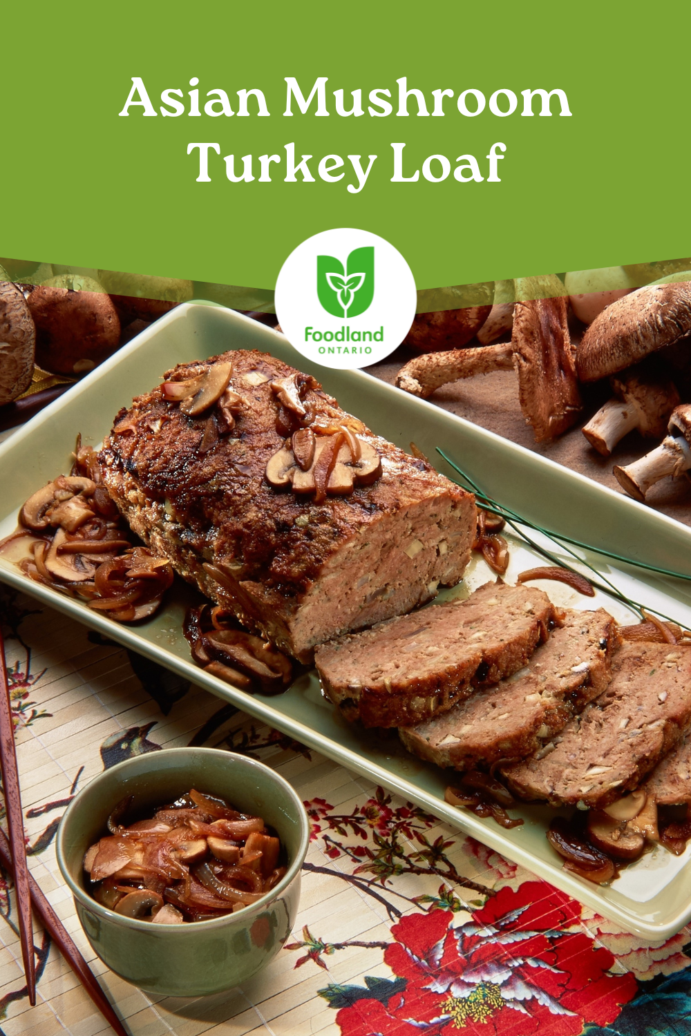 Asian Mushroom Turkey Loaf
Asian Mushroom Turkey Loaf
Upgrade your meatloaf with this tasty Asian Mushroom Turkey Loaf. Use a mixed variety of Ontario Mushrooms for more flavour!
💡Tip: For convenience, make the topping up to two days ahead and refrigerate. You can easily substitute ground chicken for turkey if desired.
#loveONfood
https://www.ontario.ca/foodland/recipes/asian-mushroom-turkey-loaf-0