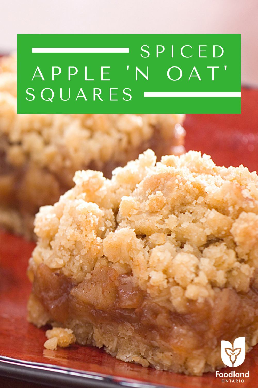 Spiced Apple ‘n’ Oat Squares
Spiced Apple ‘n’ Oat Squares
Delicious and nutritious, these Spiced Apple 'n' Oat Squares are a cross between a date square and an apple crisp - a perfect dessert combination.

https://www.ontario.ca/foodland/recipes/spiced-apple-n-oat-squares
