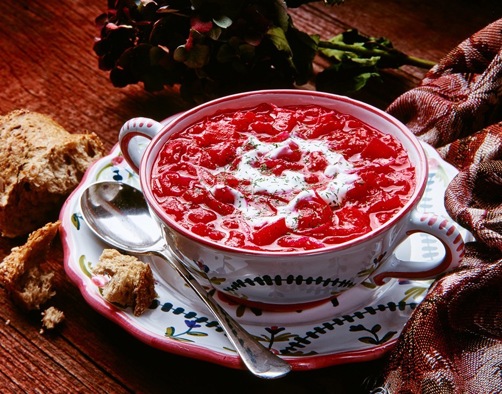 This big batch of colourful and flavourful Ontario Vegetable Borscht provides enough extras to freeze for hurry-up mid-week dinners. Serve with a dollop of yogurt and crusty bread.foodlandontario