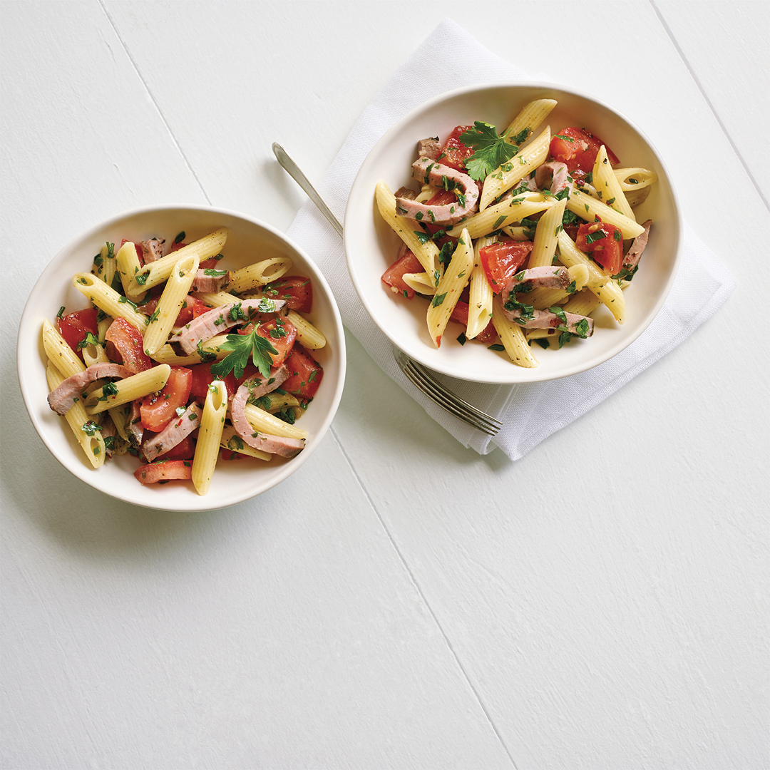 This pasta salad is a great side dish to bring to your next holiday potluck. Add chicken, roast beef or pork to make it a filling meal.foodlandontario