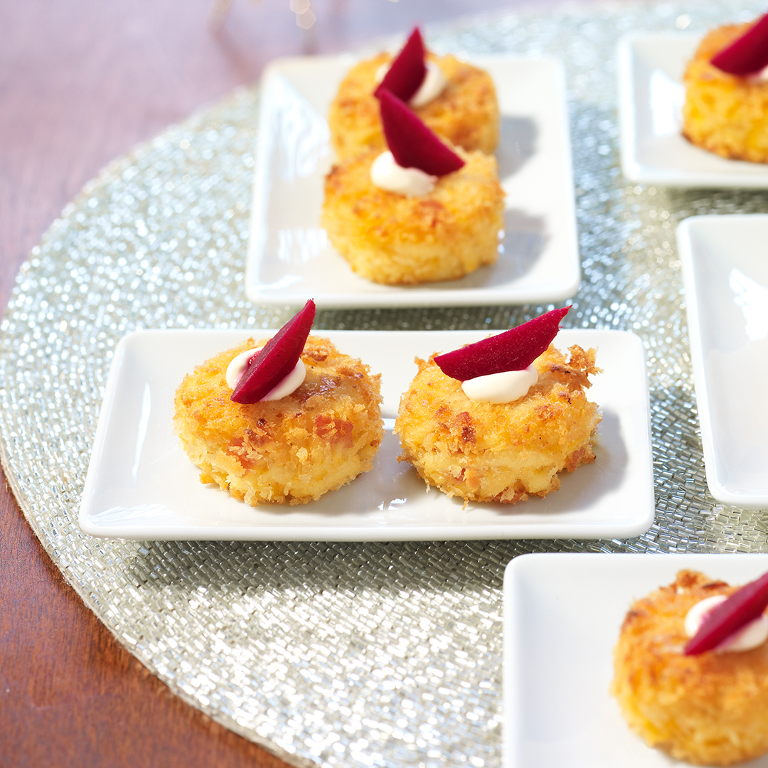 This Aged Cheddar Parsnip Bacon Rösti is the perfect balance between sweet and savoury. Ontario parsnips provide sweetness, while the bacon and cheddar cheese add richness to the flavours of the dish.

Recipe: Aged Cheddar Parsnip Bacon Röstifoodlandontario