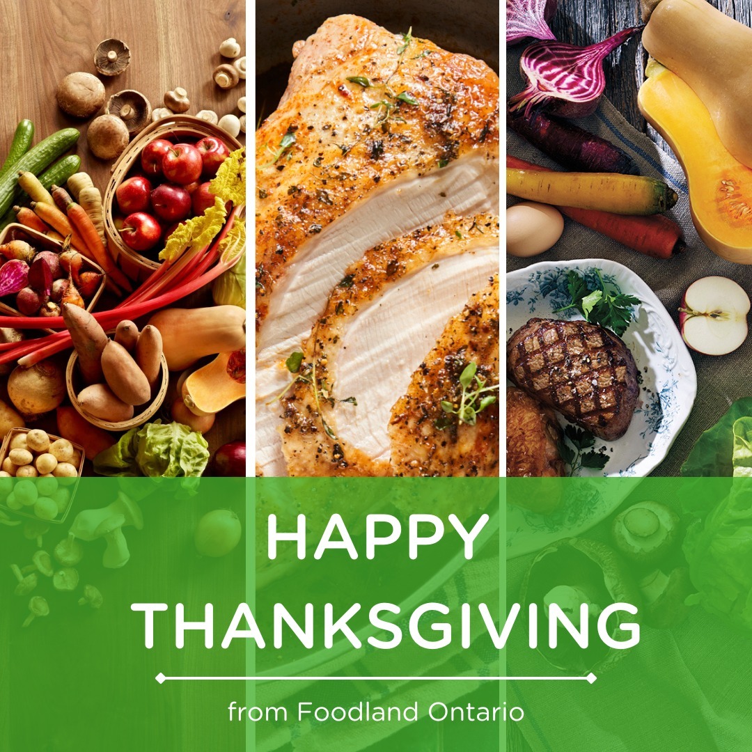 Happy Thanksgiving!🍂🦃 

We are thankful for all the good things that grow in Ontario and are available for our Thanksgiving feasts.

#loveONTfoodfoodlandontario
