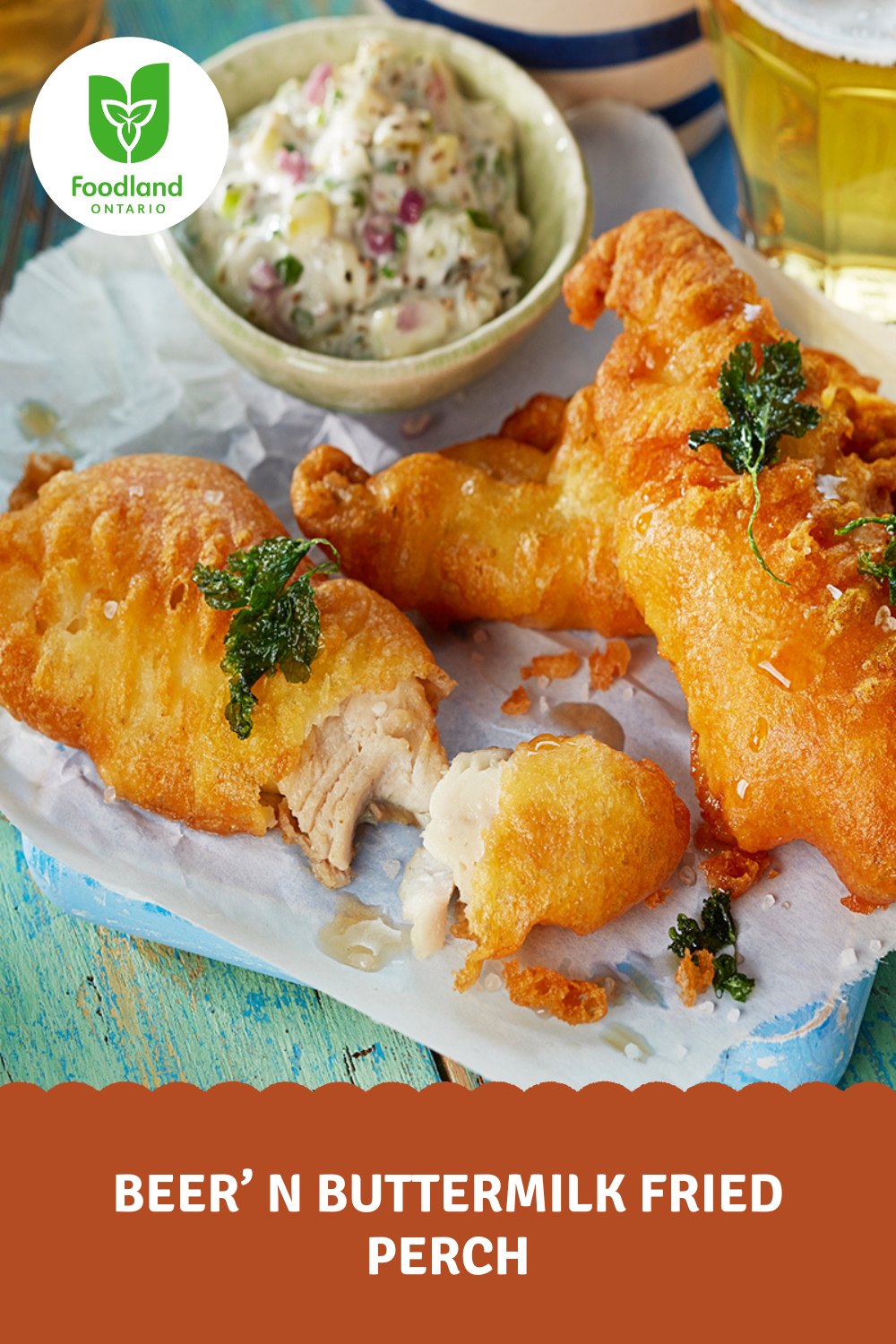 Beer’ n Buttermilk Fried Perch
Beer’ n Buttermilk Fried Perch
Celebrate Father’s Day with a classic fish fry!
Treat dad to something crispy, golden, and made with love — this Beer 'n Buttermilk Fried Perch recipe is packed with flavour and Ontario goodness. Use fresh local perch, buttermilk, and a splash of Dad’s favourite brew for the ultimate Father’s Day feast!
https://www.ontario.ca/foodland/recipes/beer-n-buttermilk-fried-perch