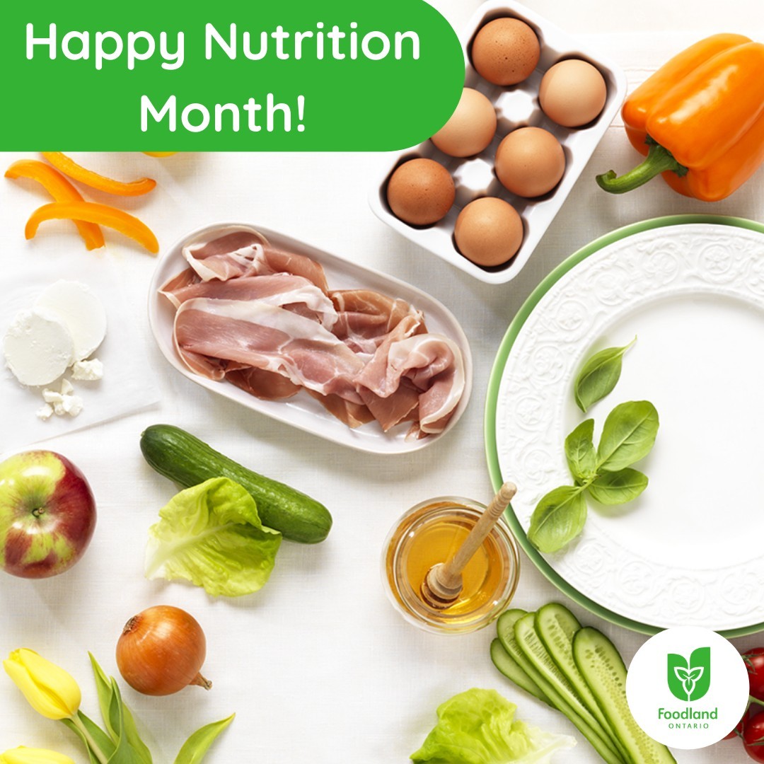 March is Nutrition Month! Time to celebrate all the delicious and nutritious food Ontario has to offer. 
#loveONTfoodfoodlandontario