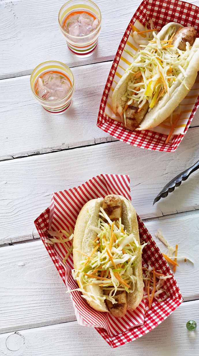 Turkey Sausage and Four-Vegetable Slaw
This Four-Vegetable Slaw is the perfect topping for an Ontario turkey sausage. #loveONTfood

https://www.ontario.ca/foodland/recipes/turkey-sausage-and-four-vegetable-slaw