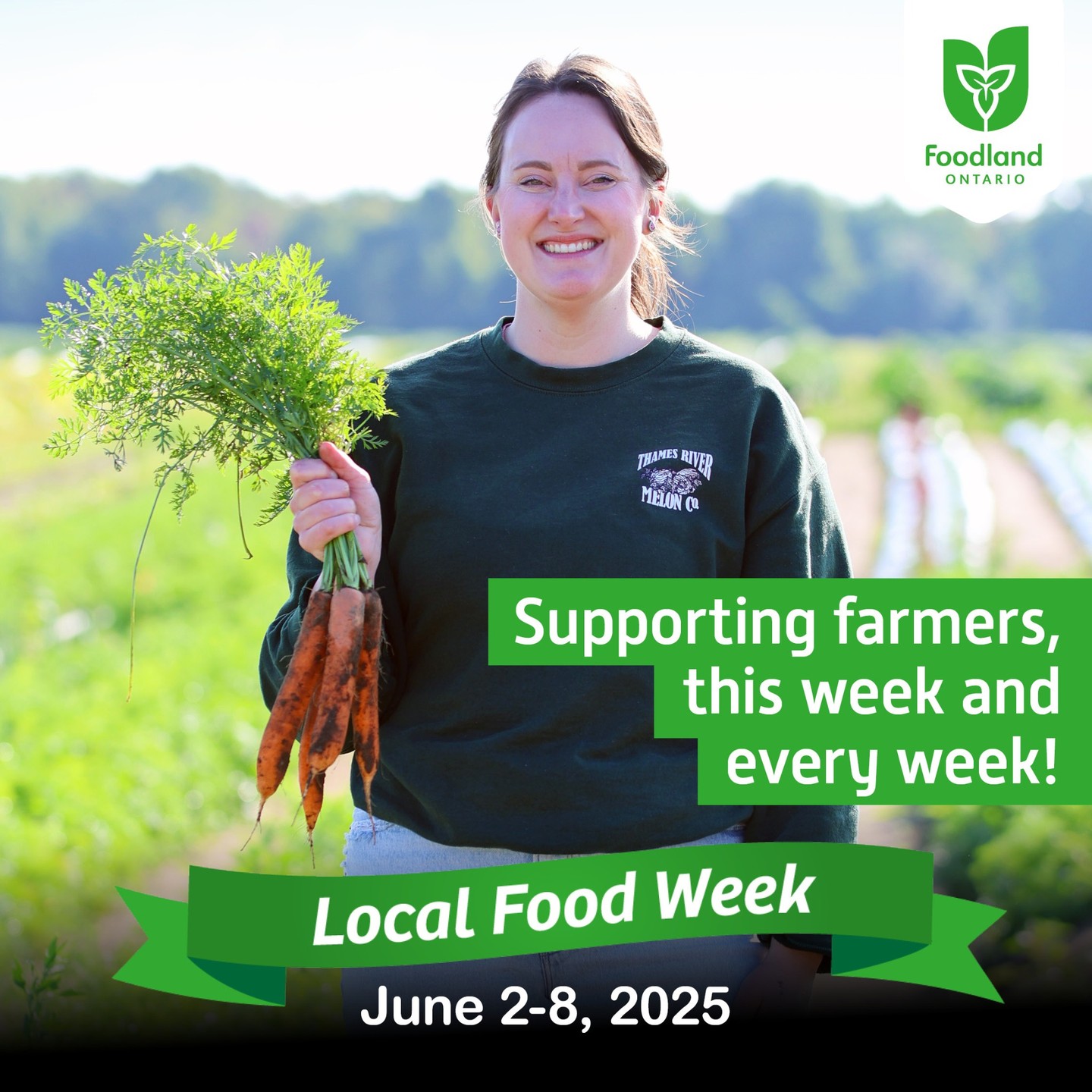 Thank a farmer this Local Food Week by looking for the Foodland logo when you shop. To learn more about where to find local, visit our website.  #loveONfoodfoodlandontario