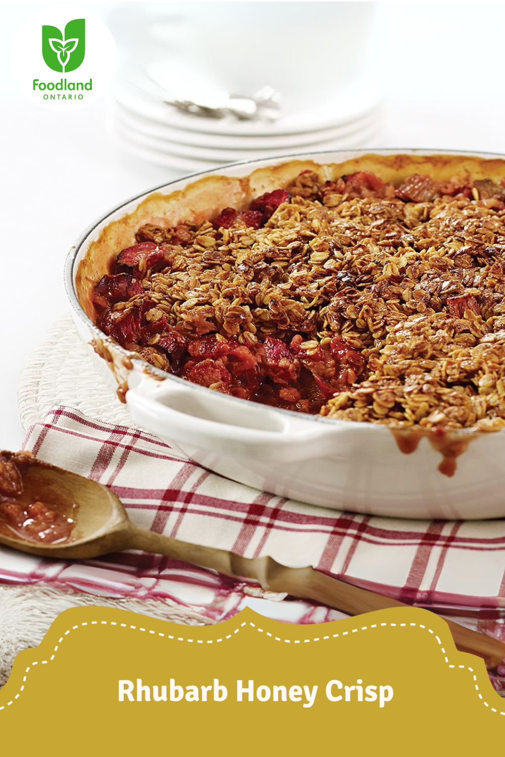 Rhubarb Honey Crisp
Rhubarb Honey Crisp
Discover a new family favourite with Rhubarb Honey Crisp! This sweet and crunchy dessert pairs perfectly with a scoop of vanilla ice cream.

https://www.ontario.ca/foodland/recipes/rhubarb-honey-crisp