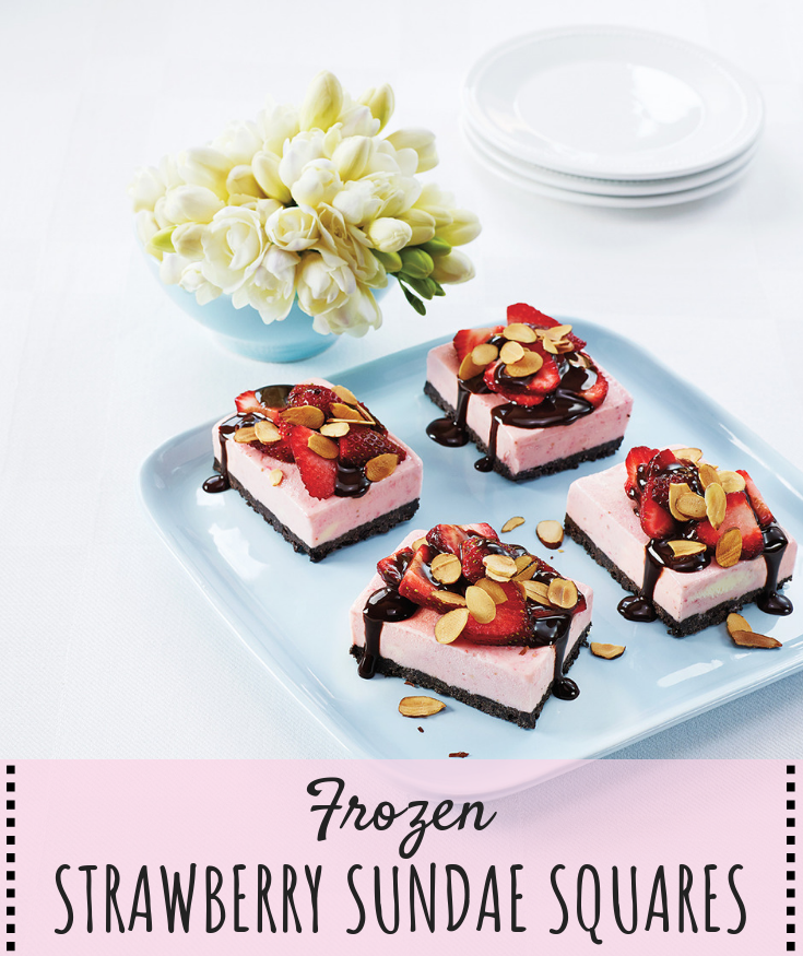 Frozen Strawberry Sundae Squares
Frozen Strawberry Sundae Squares - These Frozen Strawberry Sundae Squares will surely do the trick on a hot weekend. Ontario strawberries are super sweet and in season!

https://www.ontario.ca/foodland/recipes/frozen-strawberry-sundae-squares
