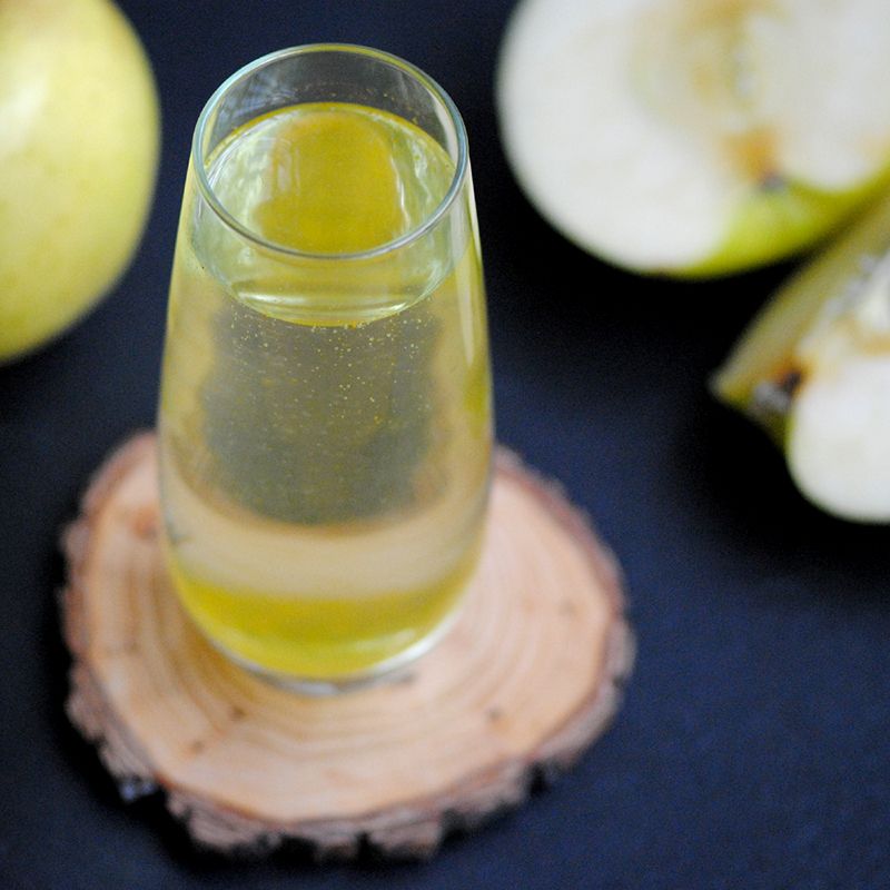 “Having just had a baby, non alcoholic cocktails were my M.O. last holiday season! I am a bit of a purist and was definitely missing my wine with dinner, but found an incredible replacement in sparkling apple cider from Norfolk's Cider Keg. They make a variety of combinations from straight up Apple to Apple-Strawberry-Rhubarb to Apple-Peach and they are all amazing. Plus, you can drink it out of a wine glass or flute!”