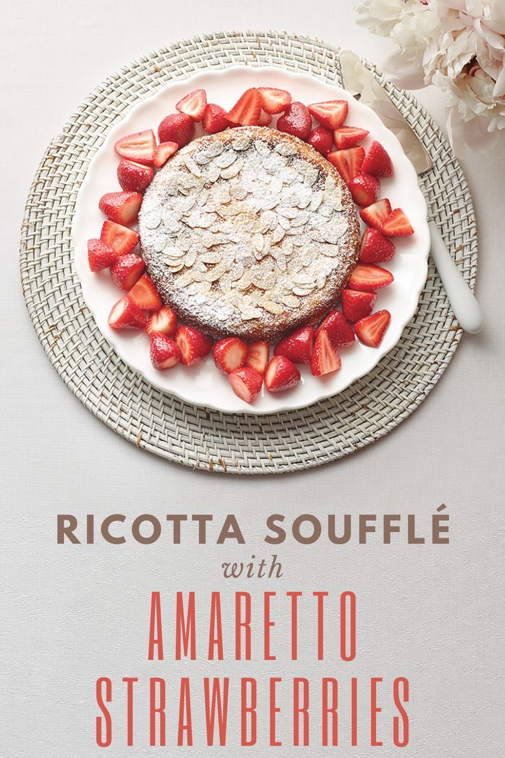 Ricotta Soufflé with Amaretto Strawberries
Ricotta Soufflé with Amaretto Strawberries
This soufflé is as tasty as it is stunning. Creamy ricotta and fresh Ontario Strawberries team up to create a mouth-watering dessert perfect for special occassions.
https://www.ontario.ca/foodland/recipes/ricotta-souffle-amaretto-strawberries-0