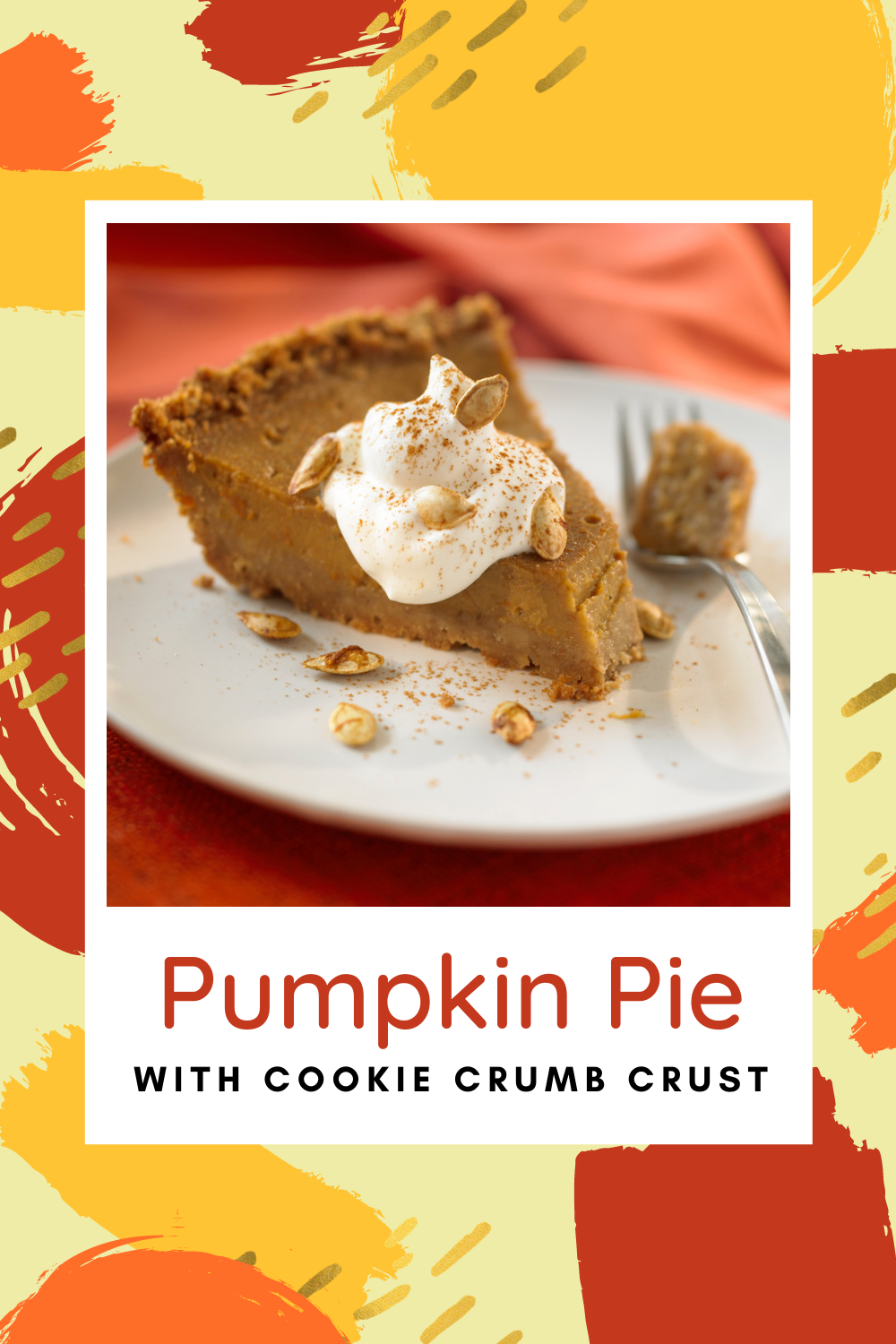 Pumpkin Pie with Cookie Crumb Crust
Pumpkin Pie with Cookie Crumb Crust
Get your pumpkin spice fix this Fall with a classic dessert. This easy Pumpkin Pie with Cookie Crumb Crust can be served with whipped cream, a sprinkle of cinnamon and a garnish of freshly roasted pumpkin seeds.

https://www.ontario.ca/foodland/recipes/pumpkin-pie-cookie-crumb-crust-1