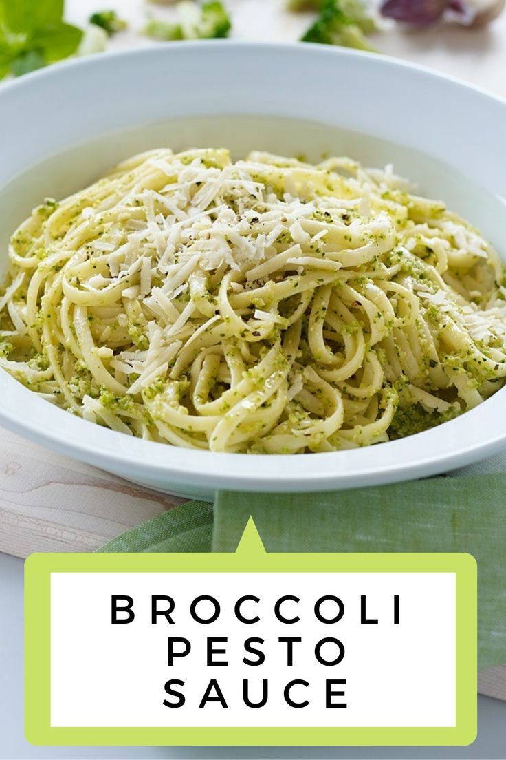 Broccoli Pesto Sauce
Broccoli Pesto Sauce
Try this spin on classic pesto with the addition of fresh Ontario Broccoli. This easy to make sauce is ready in 20 minutes and is perfect for pasta or as a spread on sandwiches.

https://www.ontario.ca/foodland/recipes/broccoli-pesto-sauce