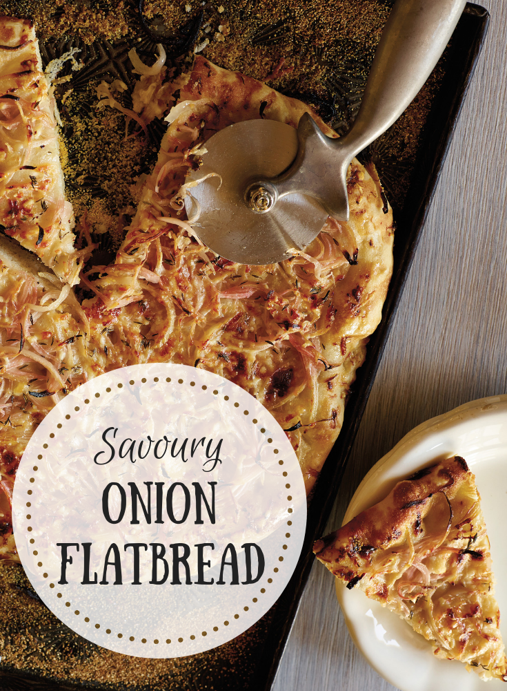 Savoury Onion Flatbread
Savoury Onion Flatbread
Savour this delicious flatbread on game day. Ontario Onions star as the flavouring for this Italian-style snack bread.

https://www.ontario.ca/foodland/recipes/savoury-onion-flatbread