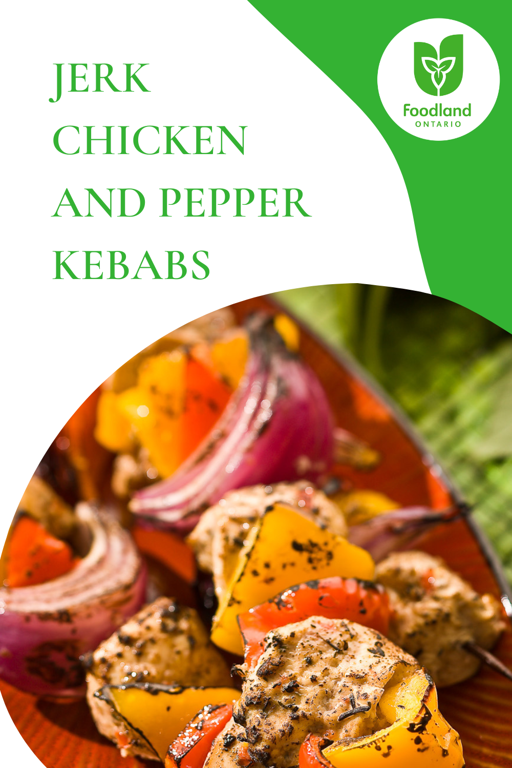 Jerk Chicken and Pepper Kebabs
Jerk Chicken and Pepper Kebabs
Spice up your dinner with Jerk Chicken and Pepper Kebabs! Best of all, this dish can be on the table in just under 30 minutes.

https://www.ontario.ca/foodland/recipes/jerk-chicken-and-pepper-kebabs