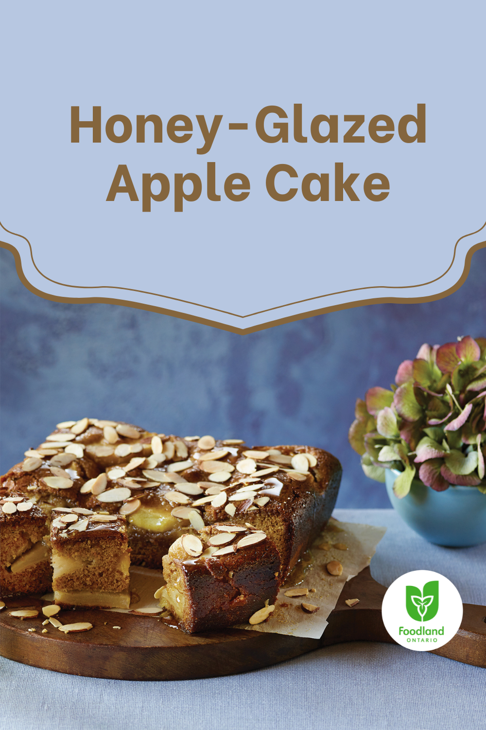 Honey-Glazed Apple Cake
Honey-Glazed Apple Cake
A delicious blend of Indian spices with Ontario Apples and Honey make this a great cake for snacking or dessert. #loveONfood

https://www.ontario.ca/foodland/recipes/honey-glazed-apple-cake