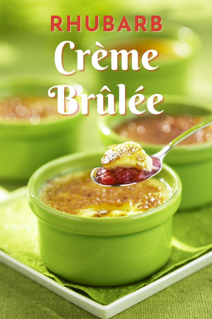 Rhubarb Crème Brûlée
Rhubarb Crème Brûlée
Enjoy a twist on the classic French crème brûlée with the addition of in-season Ontario Rhubarb. The bright and tart fruit creates the perfect balance with the sweetness of brown sugar crusted custard.
https://www.ontario.ca/foodland/recipes/rhubarb-creme-brulee