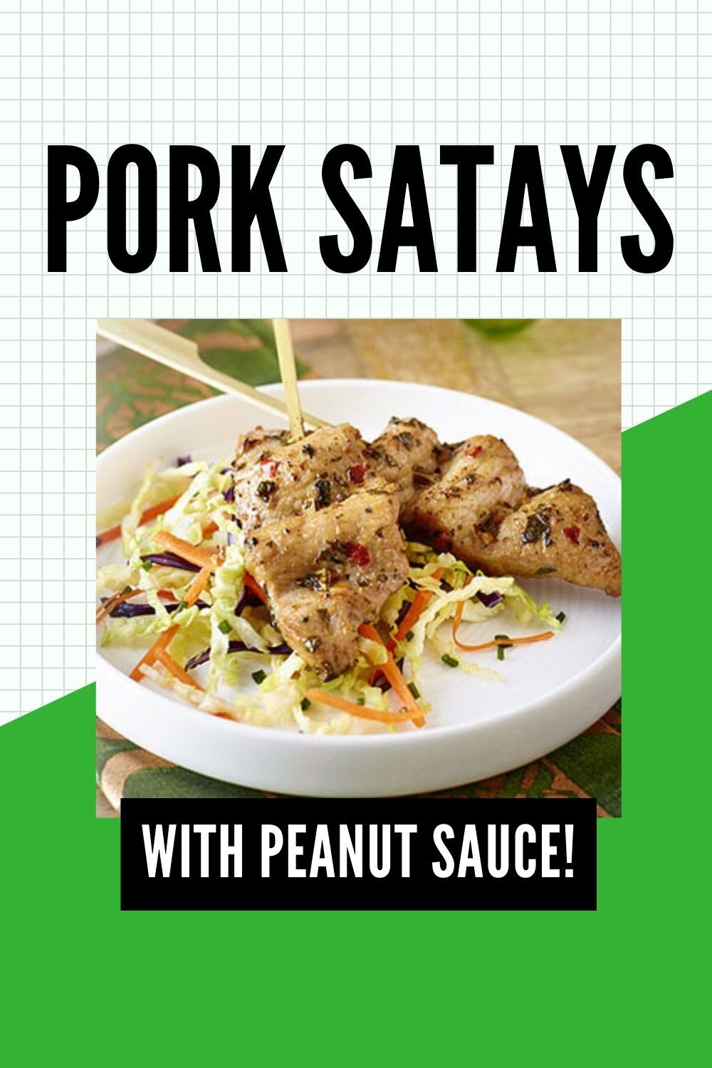 Pork Satays with Peanut Sauce
Pork Satays with Peanut Sauce
Quick Appetizer Alert Made with tender Ontario pork, these skewers take only a few minutes under the broiler or on the grill.

https://www.ontario.ca/foodland/recipes/pork-satays-peanut-sauce
