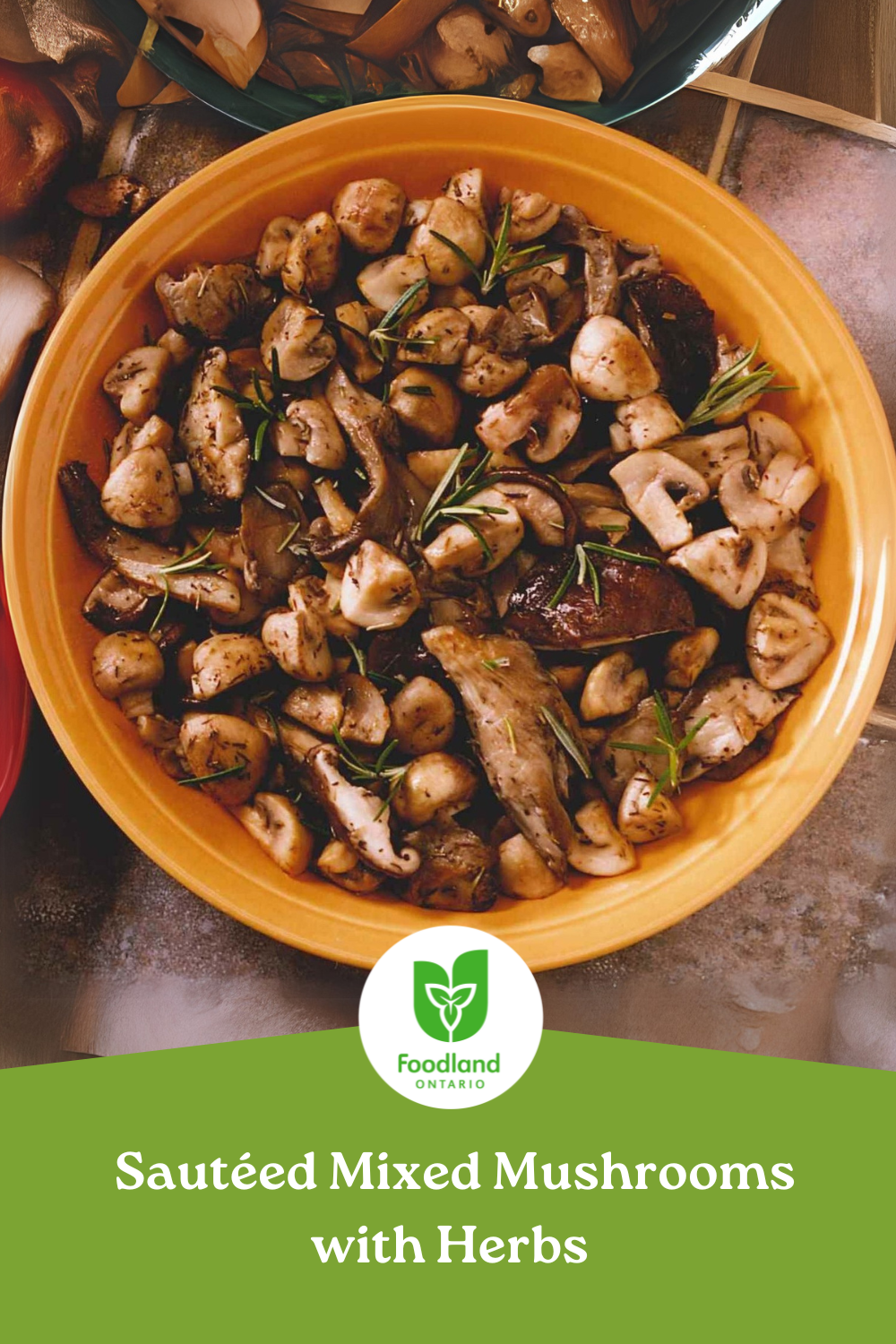 Sautéed Mixed Mushrooms with Herbs
Sautéed Mixed Mushrooms with Herbs
Mmm… mixed Ontario Mushrooms! 

Whether you’re pairing them with your favourite main dish or enjoying them on their own, they bring rich flavour to any meal!

https://www.ontario.ca/foodland/recipes/sauteed-mixed-mushrooms-herbs