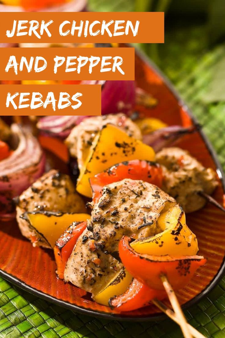 Jerk Chicken and Pepper Kebabs
Jerk Chicken and Pepper Kebabs
These Jerk Chicken and Pepper Kebabs are the perfect excuse to fire up the grill this weekend! We suggest serving these flavourful kebabs with saffron rice and creamy coleslaw for a dinner that is sure to impress. The availability of greenhouse vegetables means fresh, local vegetables to add colour, crunch and flavour to this quick Chicken Stir-Fry.
https://www.ontario.ca/foodland/recipes/jerk-chicken-and-pepper-kebabs