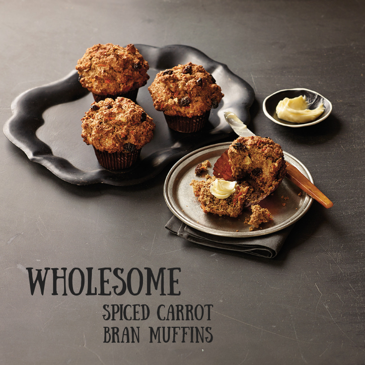 Wholesome Spiced Carrot Bran Muffins
Wholesome Spiced Carrot Bran Muffins
These fibre-packed muffins have just the right amount of spice so they are not overly sweet. Enjoy them warm with butter or cream cheese!

https://www.ontario.ca/foodland/recipes/wholesome-spiced-carrot-bran-muffins