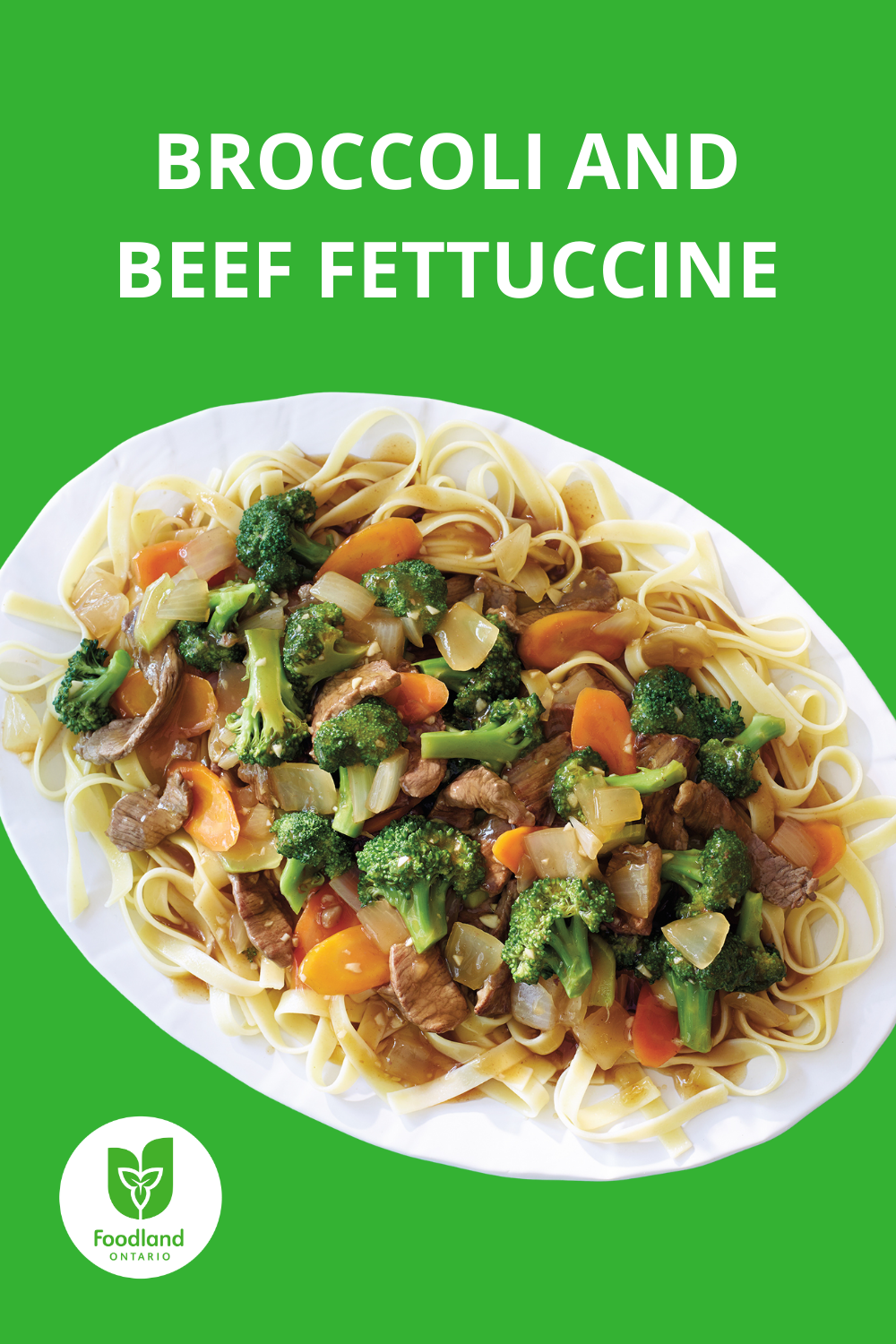 Broccoli and Beef With Fettuccine
Broccoli and Beef With Fettuccine
Enjoy Ontario Beef and a variety of in-season veggies in this hearty Broccoli and Beef Fettuccine dish. Easy to prepare, this pasta is customizable. Try adding Ontario Cauliflower, Peppers or Mushrooms!
https://www.ontario.ca/foodland/recipes/broccoli-and-beef-fettuccine