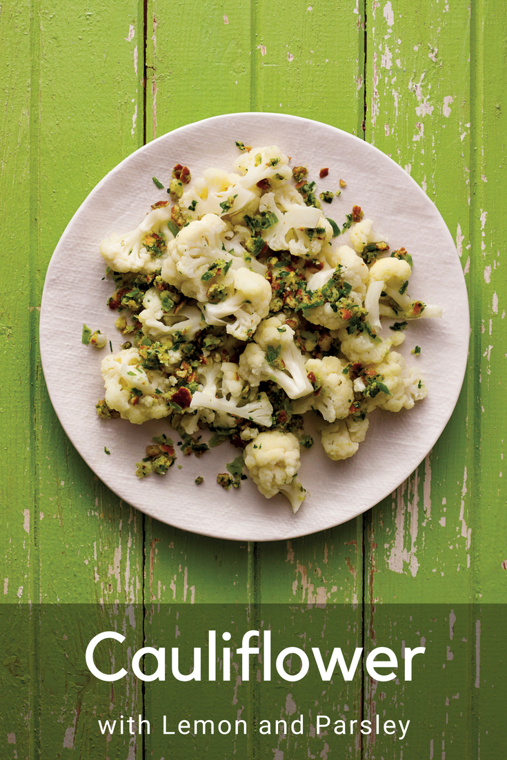 Cauliflower with Lemon and Parsley
Feed your dinner guests this delicious dish with lemon infused cauliflower seasoned with parsley.

https://www.ontario.ca/foodland/recipes/cauliflower-lemon-and-parsley