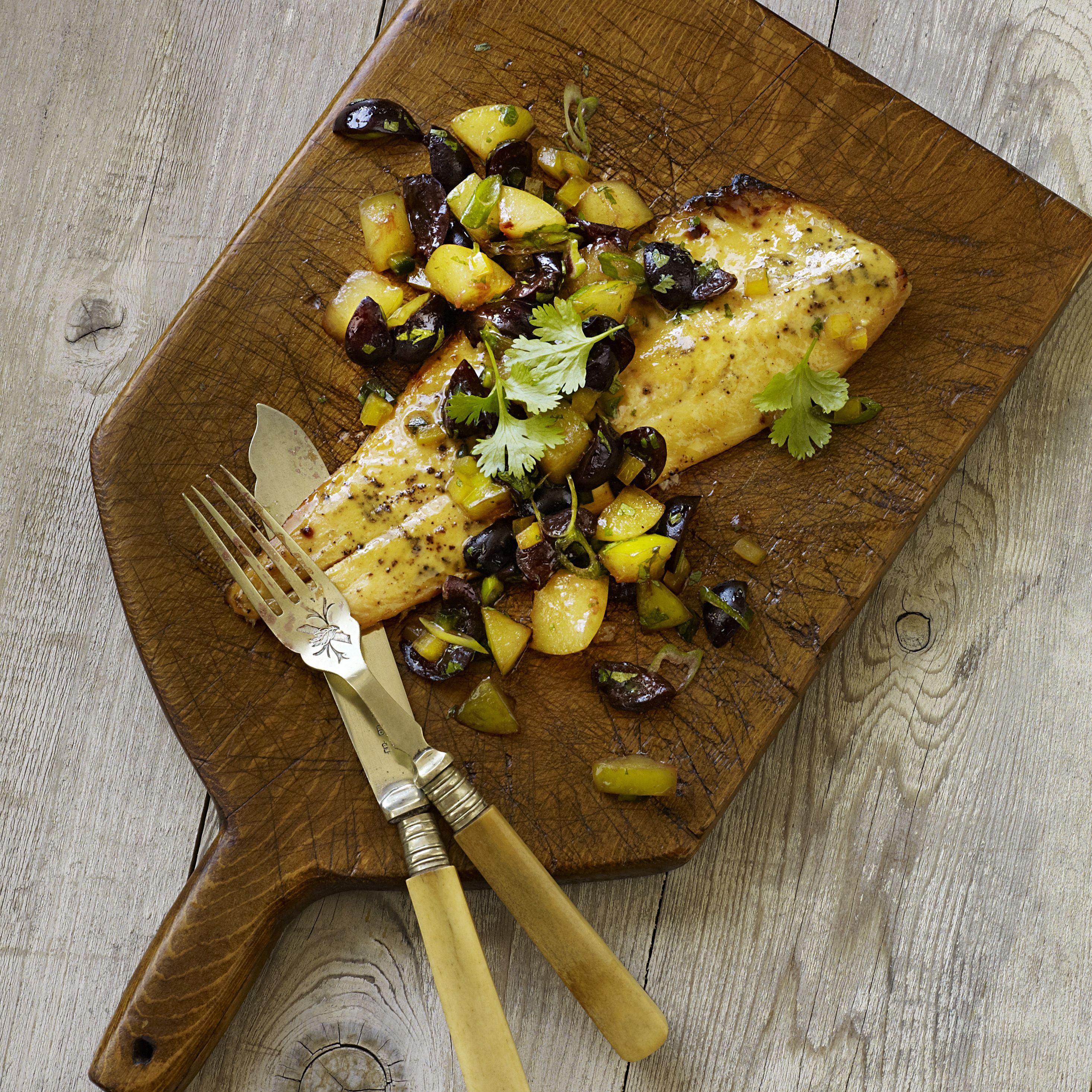 Trout with Plum and Cherry Salsa
This plum and cherry salsa adds a bit of heat and tons of flavour to grilled Ontario trout. A quick and easy dinner recipe that’s perfect for patio season.

https://www.ontario.ca/foodland/recipes/trout-plum-and-cherry-salsa