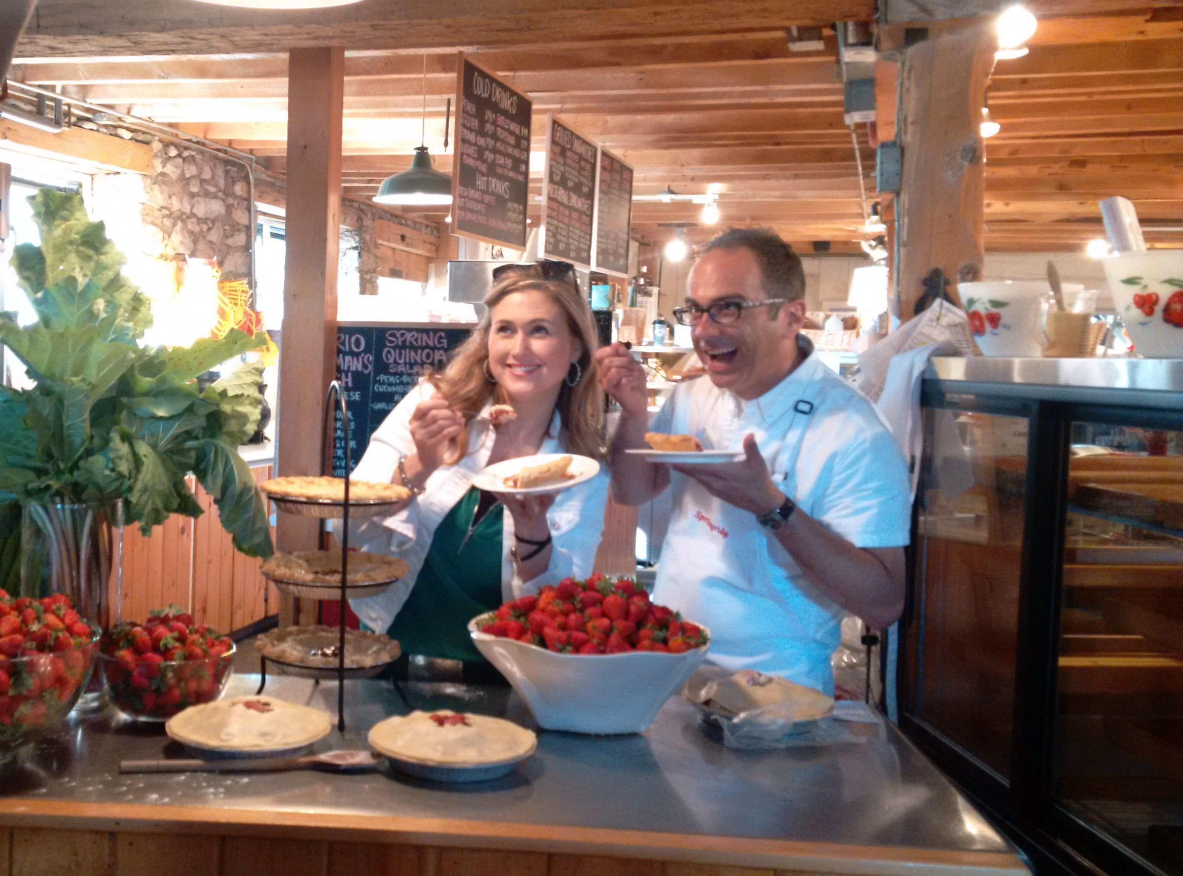 Breakfast Television – Weekdays 6:00am
We kicked off Local Food Week on Breakfast Television at Springridge Farm - Chef Jesse made Strawberry Rhubarb pies and did a great grilling segment showing great Ontario foods to grill beyond just burgers - Yes, even dessert! #loveONTfood
http://www.bttoronto.ca/videos/3601073238001/