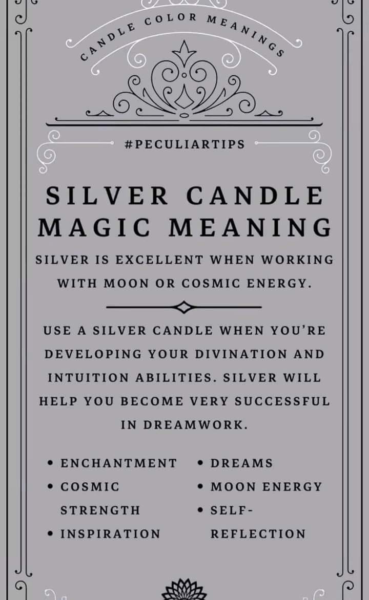 Candle color meanings in magic. 
Candle color meanings in magic.<br> @William.Threnody10310