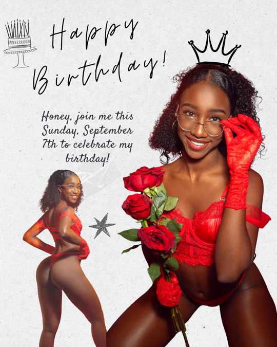 Briannaduque's HAPPY BIRTHDAY TO ME
Uploaded 1 week ago
Honey, join me this Sunday, September 7th to celebrate my birthday!🎁🔥🍒💋
https://chaturbate.com/photo_videos/photoset/detail/briannaduque/22199233/