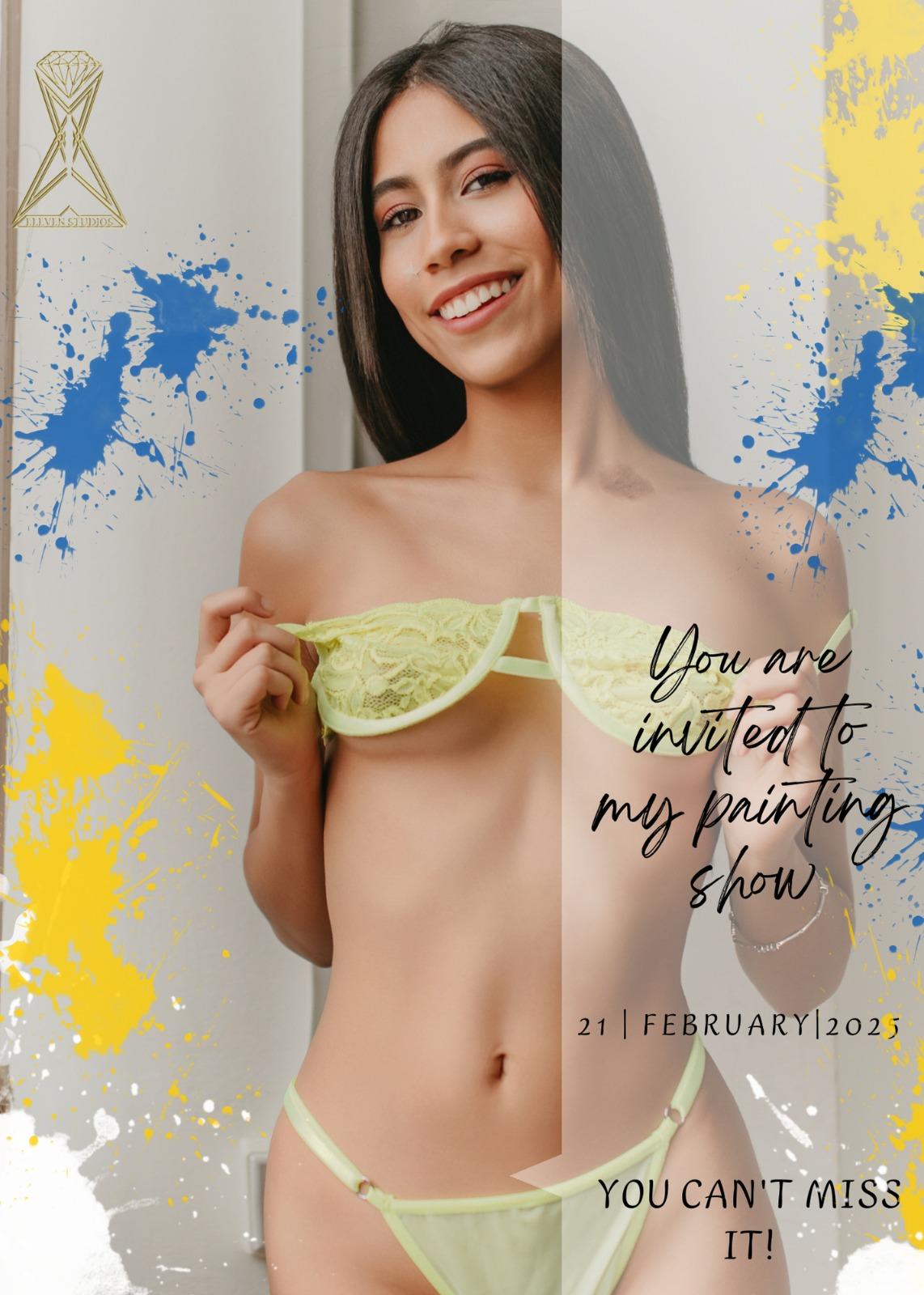 Sky_rebel's Neon paint show 🎨👩🏻‍🎨 Uploaded February 21, 2025  https://chaturbate.com/photo_videos/photoset/detail/sky_rebel/20491606/