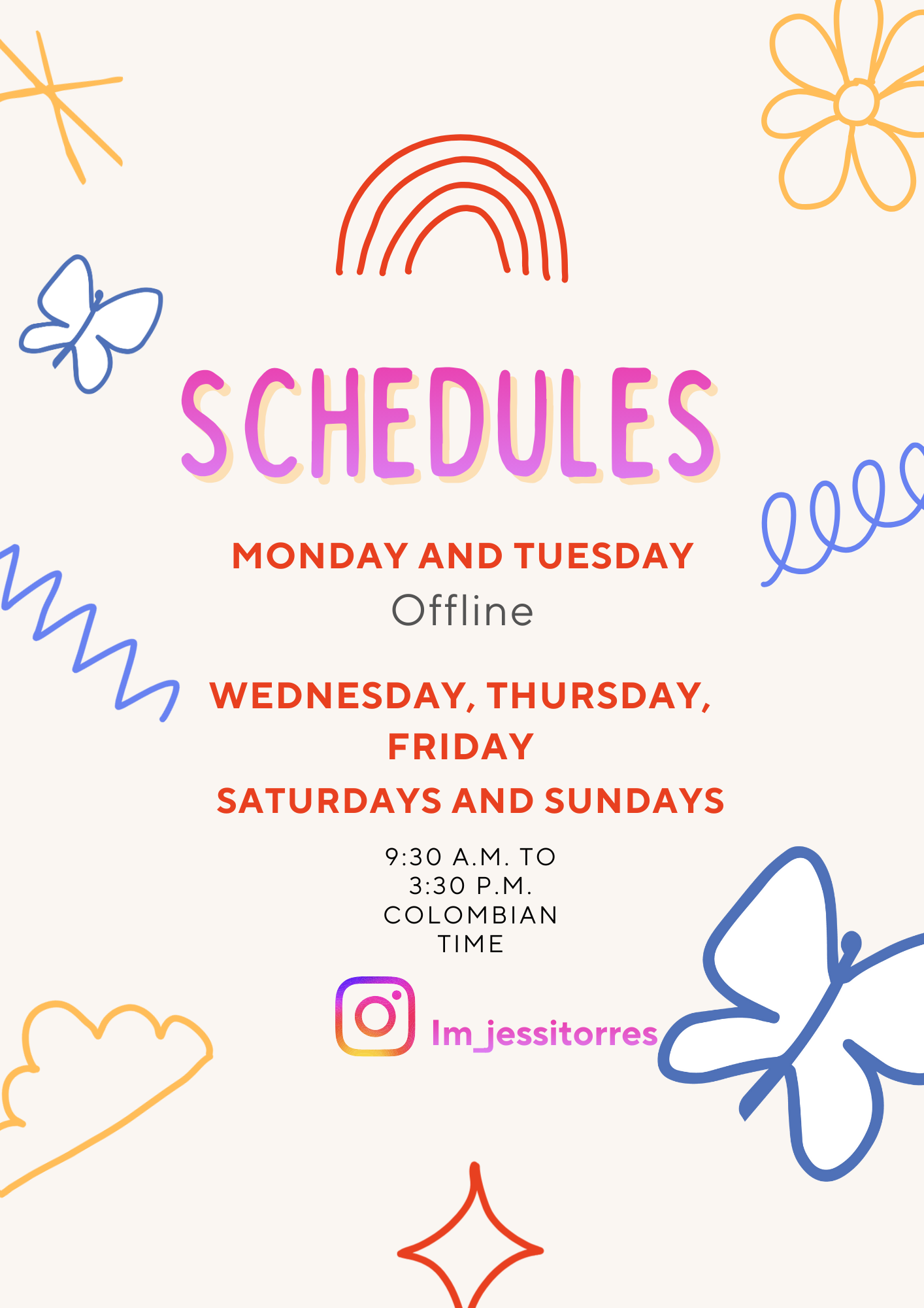 Jessica_tom_'s Connection schedule🚨📌
Uploaded 17Â hours ago
Hello love, this is my broadcast schedule, so you can know what days to look for me and at what time. 💕😘
Saturdays and Sundays there are usually small changes in schedules, but obviously I inform them in advance 😅
https://chaturbate.com/photo_videos/photoset/detail/jessica_tom_/22961266/
